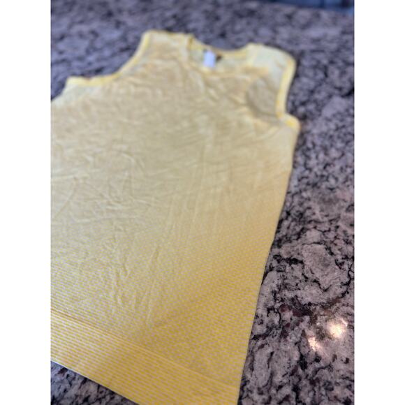 Oiselle women’s top size M yellow and white - Picture 4 of 12